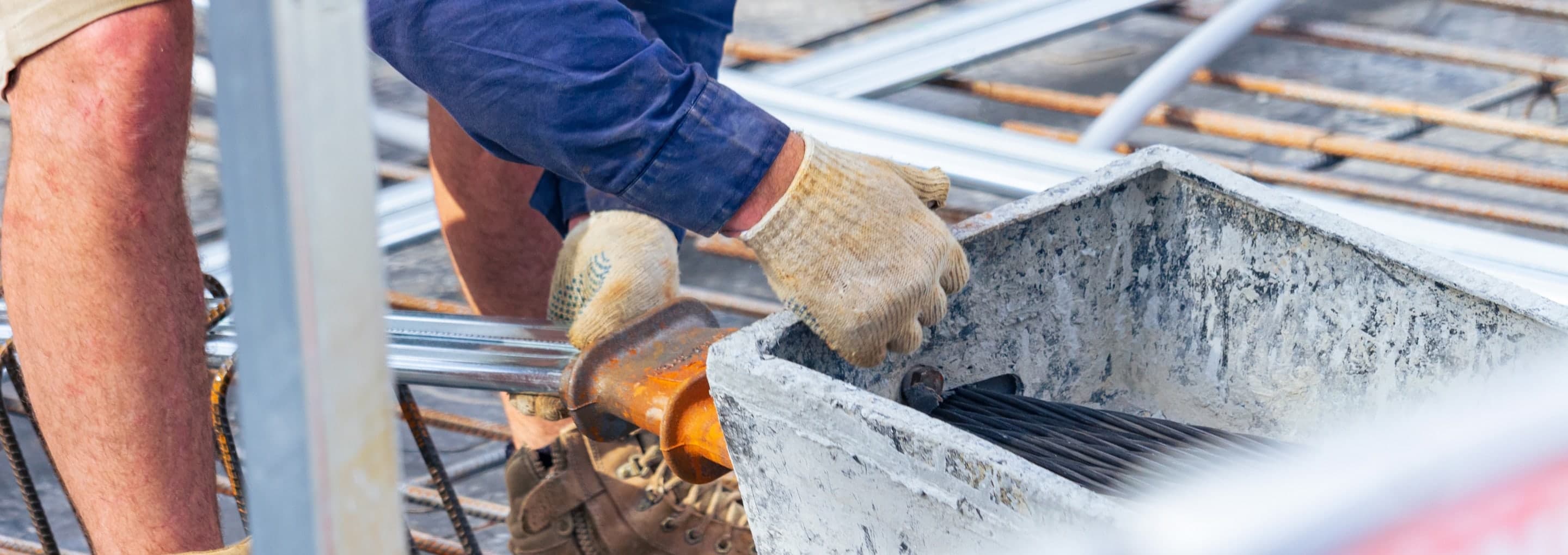 Tradesman working