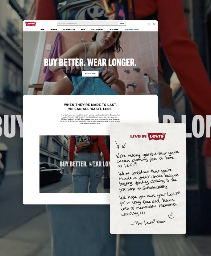 Omnichannel customer experience that ignites memorable lifetime stories of Levi's® fans